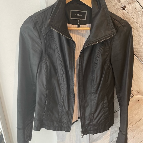 Le château coated denim jacket - Picture 7 of 7